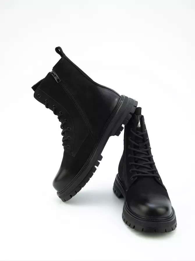 Male boots URBAN TRACE: black, Winter - 03