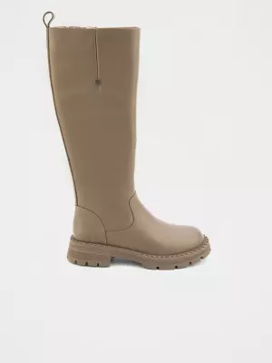 Female high boots URBAN TRACE:  beige, Demі - 01