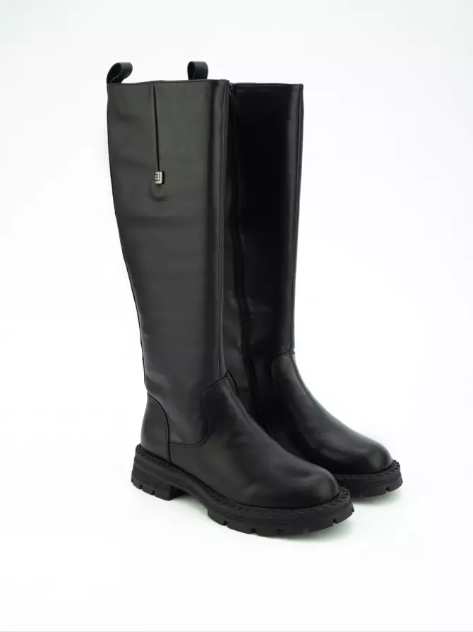 Female high boots URBAN TRACE: black, Demі - 01