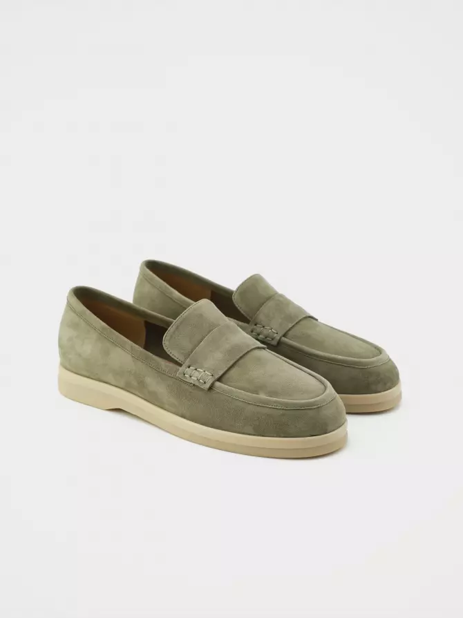 Women's loafers URBAN TRACE: grey, Summer - 01