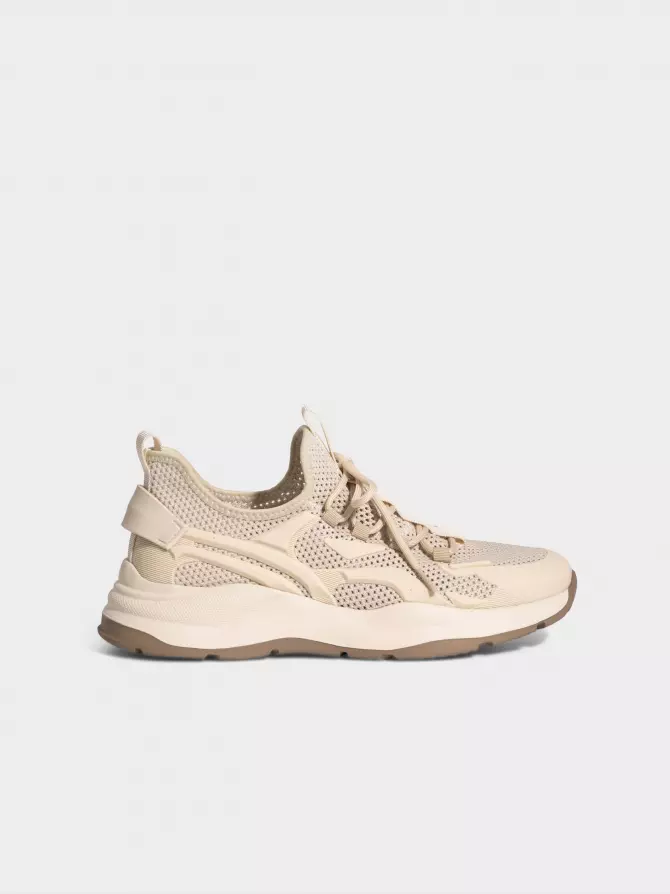 Male sneakers URBAN TRACE: beige, Summer - 00