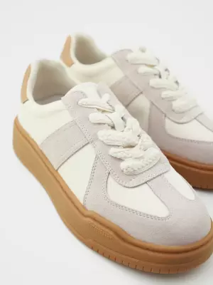 Female sneakers URBAN TRACE:  beige, Summer - 02