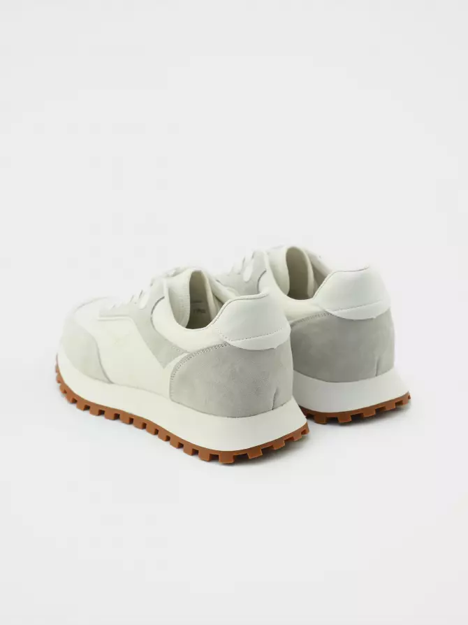 Female sneakers URBAN TRACE: beige, Summer - 03