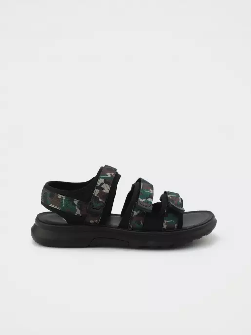 Male sandals URBAN TRACE: green, Summer - 00