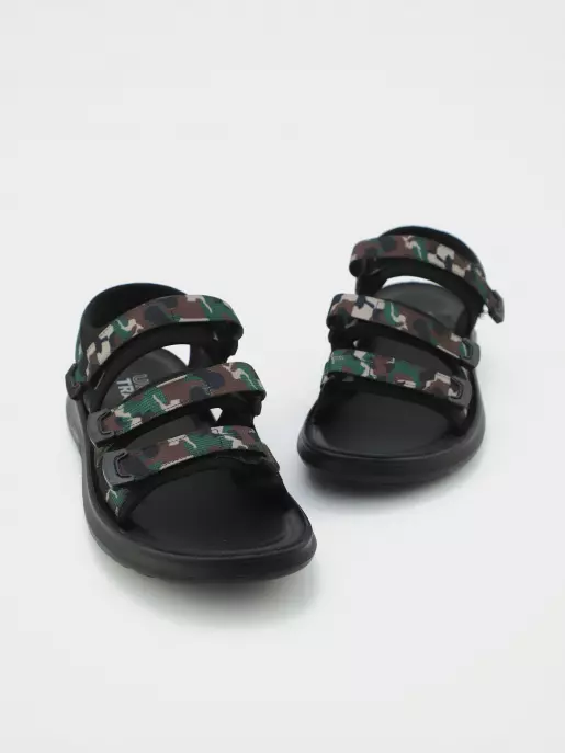 Male sandals URBAN TRACE: green, Summer - 04