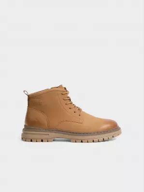 Male boots URBAN TRACE:  brown, Winter - 01