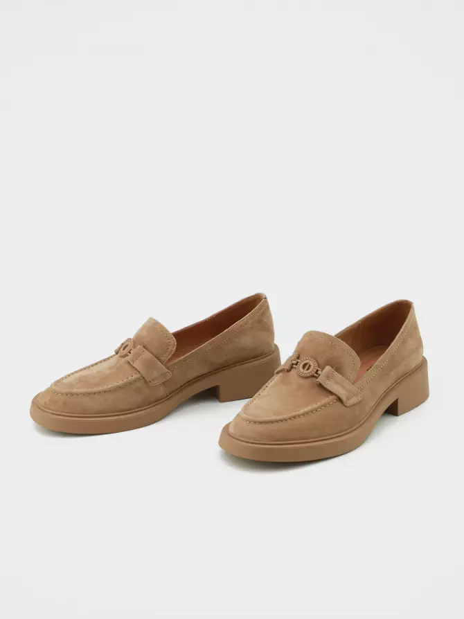 Women's loafers URBAN TRACE: beige, Summer - 04