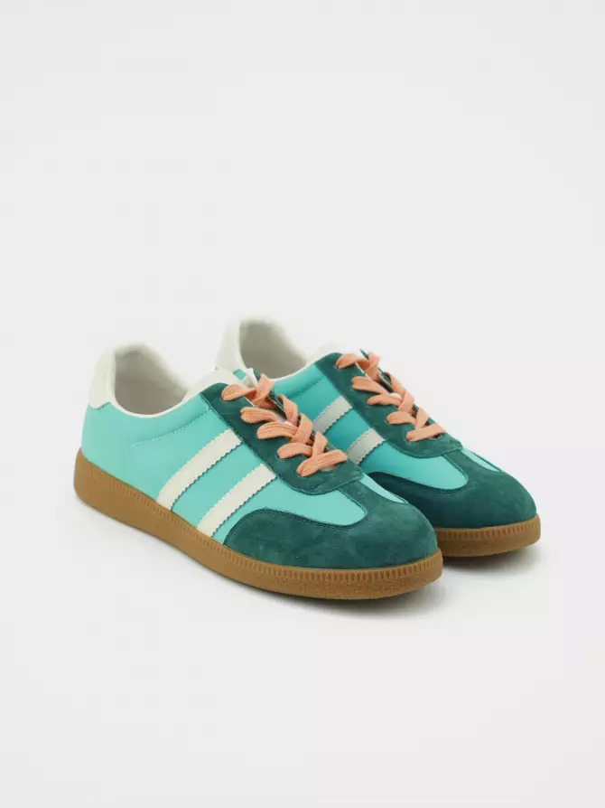 Female sneakers URBAN TRACE: blue, Summer - 01