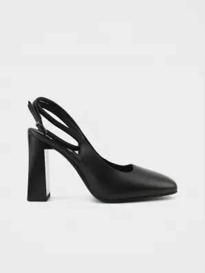 Female heeled sandals URBAN TRACE:  black, Summer - 01