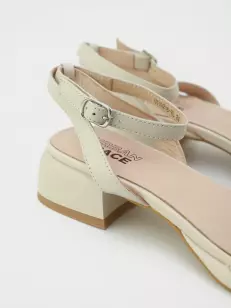 Female heeled sandals URBAN TRACE:  beige, Summer - 02