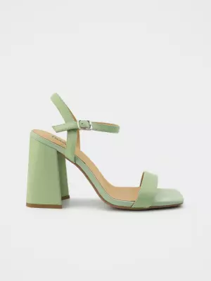 Female heeled sandals URBAN TRACE:, Summer - 01