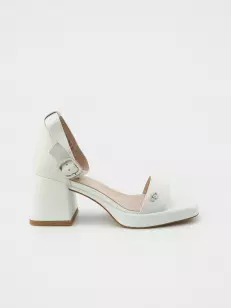 Female heeled sandals URBAN TRACE:  white, Summer - 01