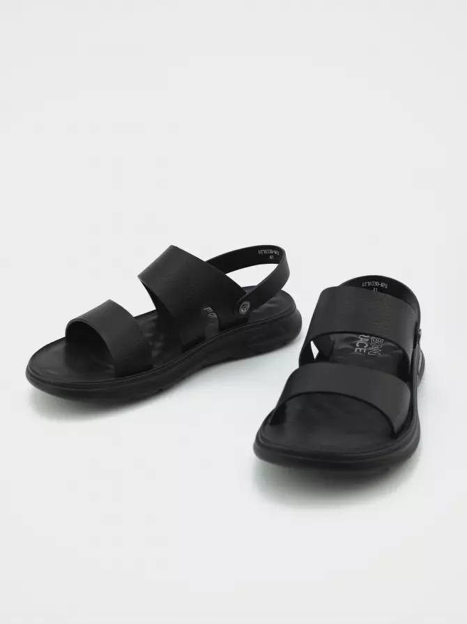 Male sandals URBAN TRACE: black, Summer - 04