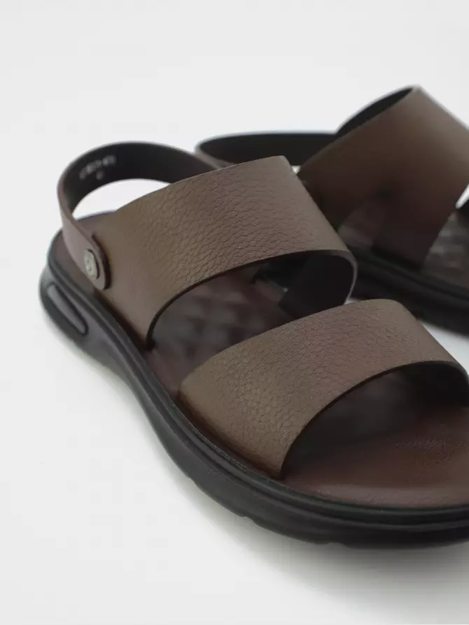 Male sandals URBAN TRACE: brown, Summer - 02