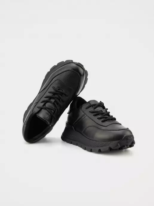 Female sneakers URBAN TRACE: black, Winter - 04