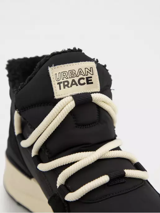 Female sneakers URBAN TRACE: black, Winter - 02