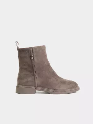 Female boots URBAN TRACE:  grey, Winter - 01