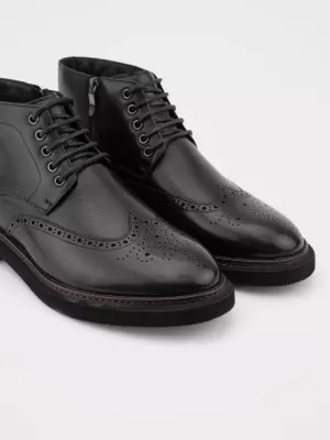 Male shoes URBAN TRACE:  black, Winter - 02