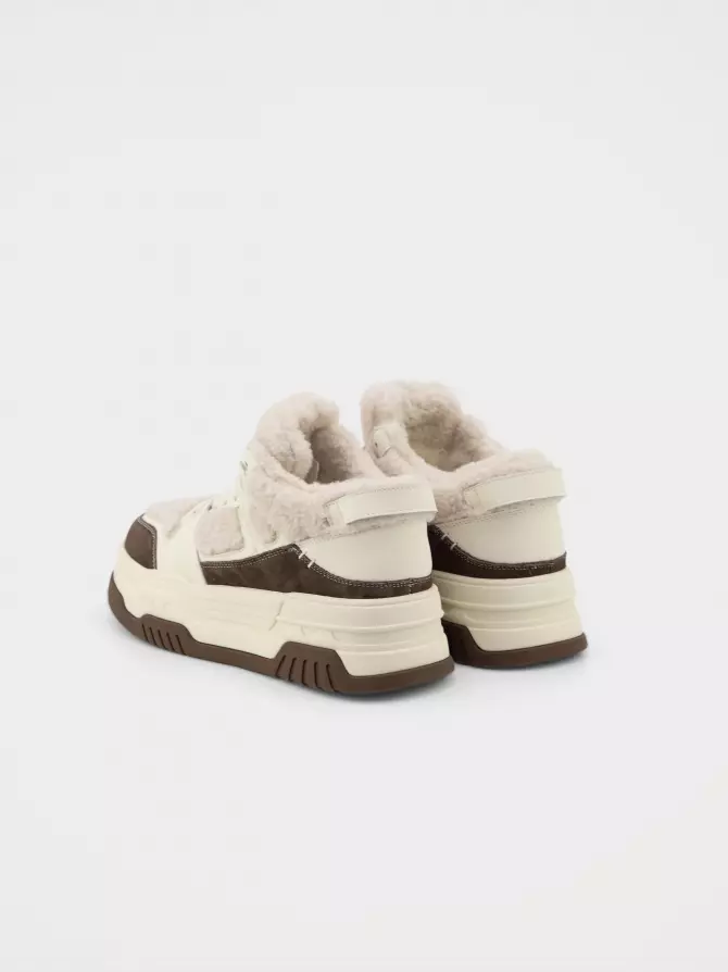 Female Gumshoes URBAN TRACE: beige, Winter - 03