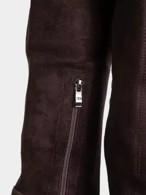 Female over knee boots URBAN TRACE:  brown, Winter - 02