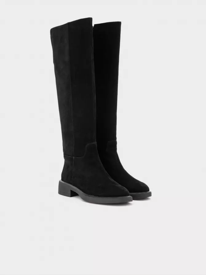 Female over knee boots URBAN TRACE: black, Winter - 01