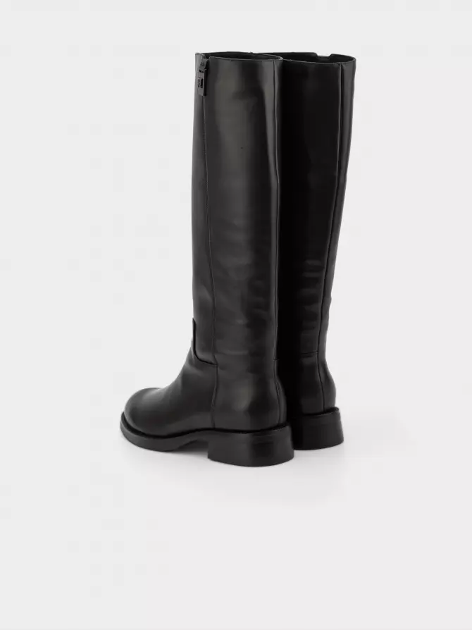 Female high boots URBAN TRACE: black, Winter - 02