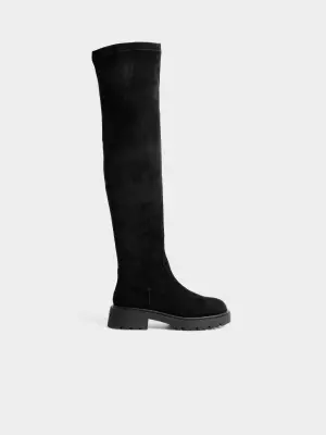 Female over knee boots URBAN TRACE:  black, Winter - 01