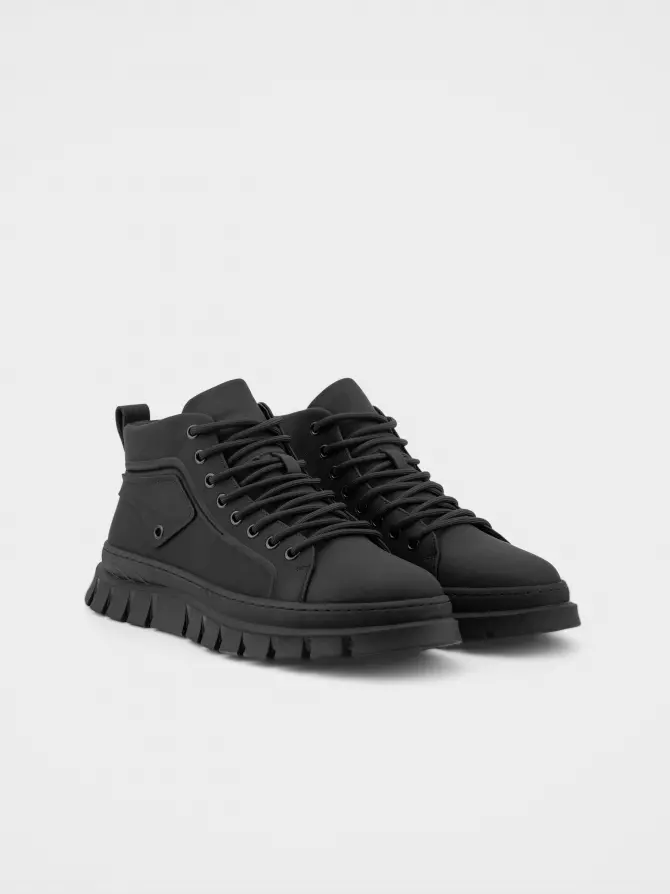 Женские кроссовки URBAN TRACE: чёрные, Зима - 01