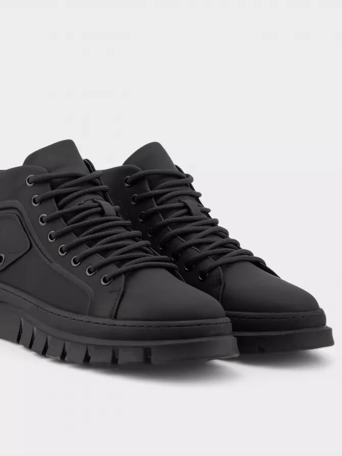 Женские кроссовки URBAN TRACE: чёрные, Зима - 02