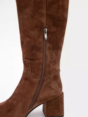 Female over knee boots URBAN TRACE:  brown, Winter - 02