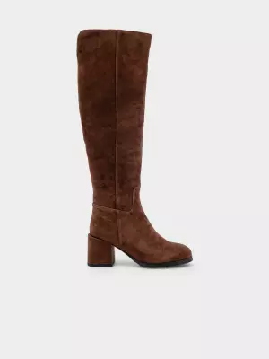 Female over knee boots URBAN TRACE:  brown, Winter - 01