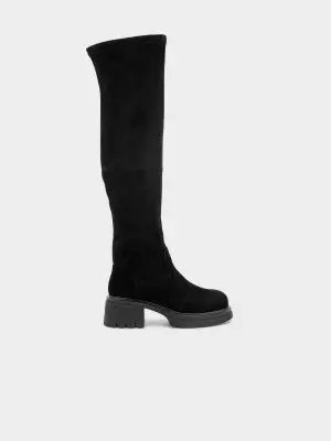 Female over knee boots URBAN TRACE:  black, Winter - 01