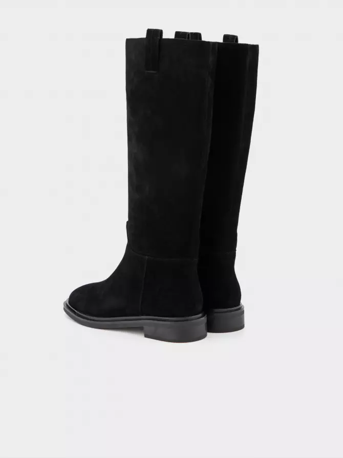 Female high boots URBAN TRACE: black, Winter - 02