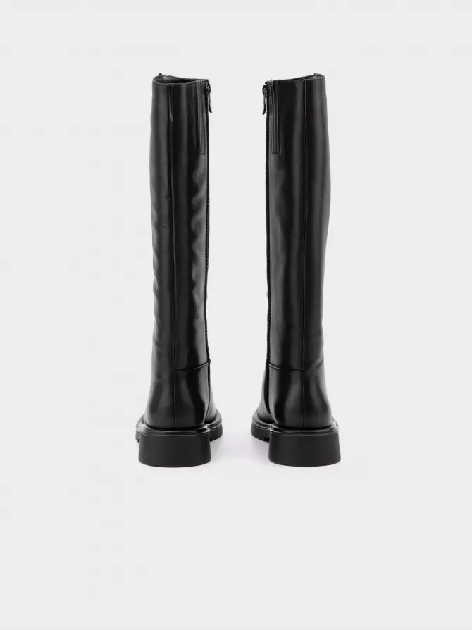 Female high boots URBAN TRACE: black, Winter - 03