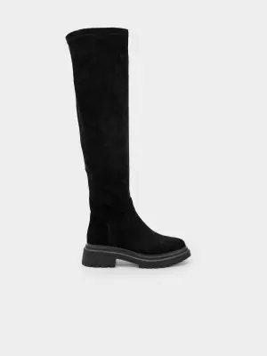 Female over knee boots URBAN TRACE:  black, Winter - 01