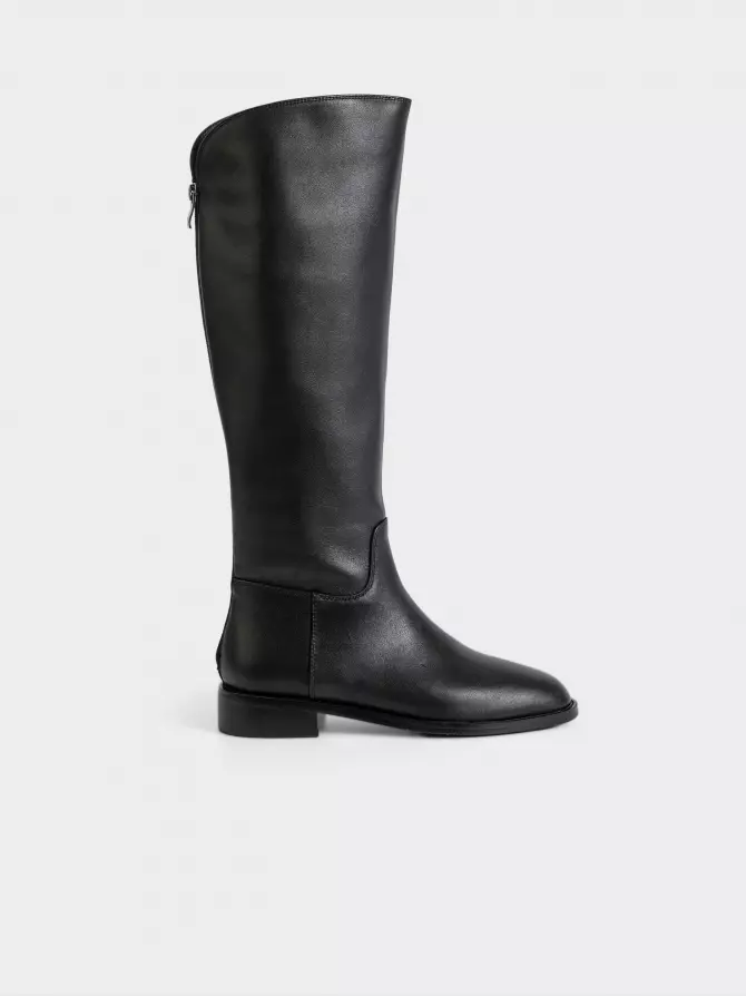 Female high boots URBAN TRACE: black, Demі - 00