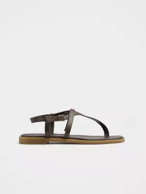 Women's sandals URBAN TRACE:  brown, Summer - 01