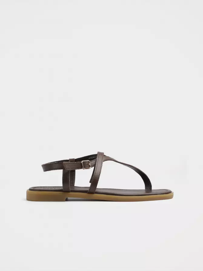 Women's sandals URBAN TRACE: brown, Summer - 00