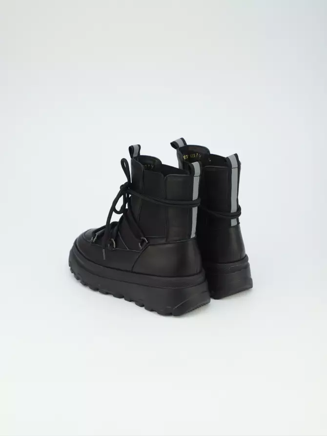 Female boots URBAN TRACE: black, Winter - 02