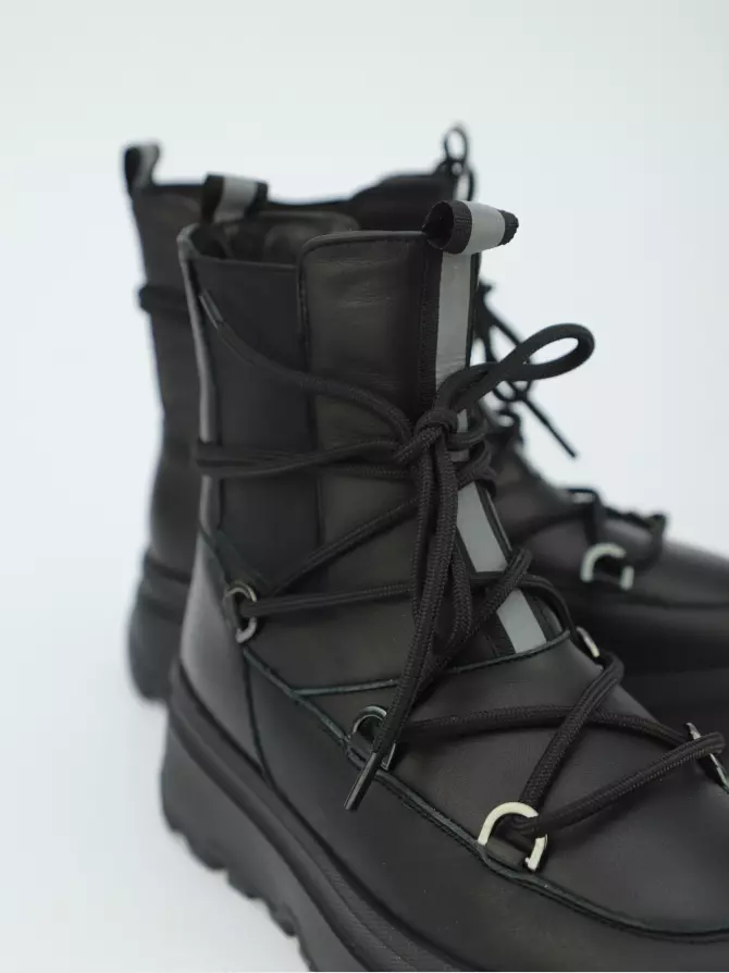 Female boots URBAN TRACE: black, Winter - 04