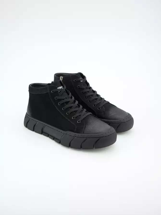 Male boots URBAN TRACE: black, Demі - 01