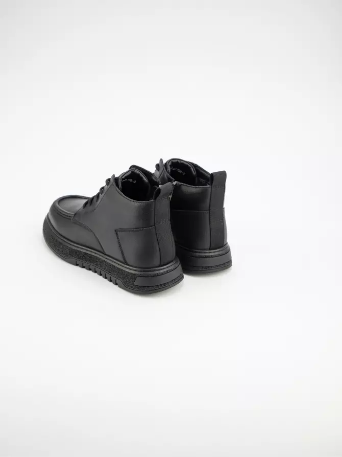 Male boots URBAN TRACE: black, Winter - 02