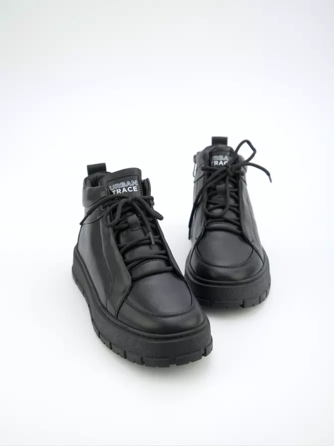 Male boots URBAN TRACE: black, Winter - 03