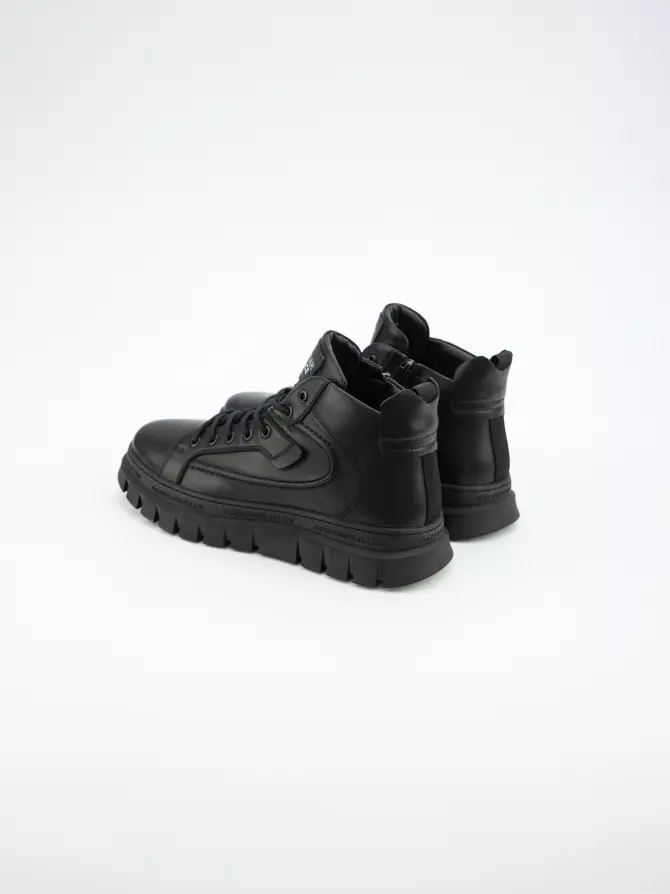 Male boots URBAN TRACE: black, Winter - 02