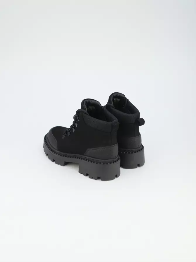 Female boots URBAN TRACE: black, Winter - 02