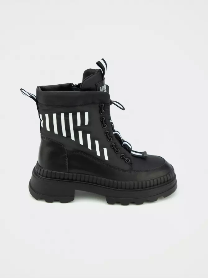 Female boots URBAN TRACE: black, Winter - 00