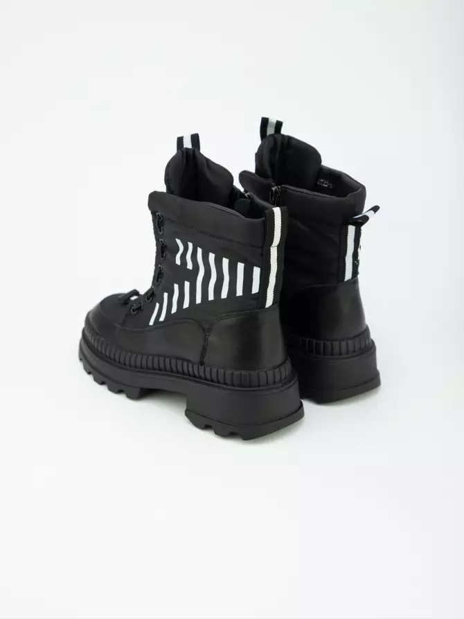 Female boots URBAN TRACE: black, Winter - 02