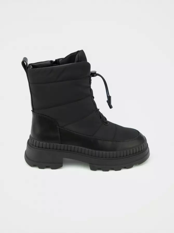 Female boots URBAN TRACE: black, Winter - 00