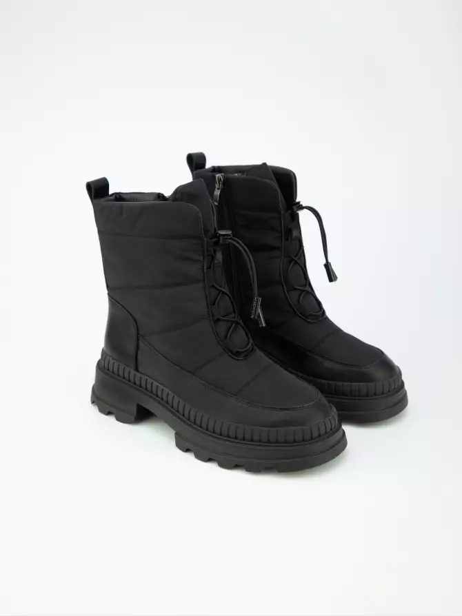 Female boots URBAN TRACE: black, Winter - 01