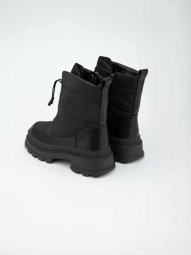 Female boots URBAN TRACE: black, Winter - 02